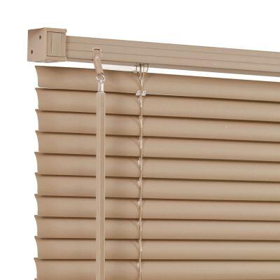 Persiana Horizontal PVC Block 25mm 0,80L X 1,60A Café