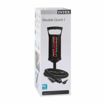 Bomba de Ar Manual Double 68612 Preta Intex Bomba de Ar Manual Double 68612 Preta Intex