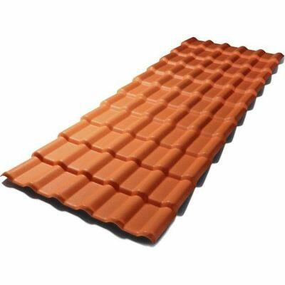 Telha PVC Plan 88x242cm Cerâmica Tubozan