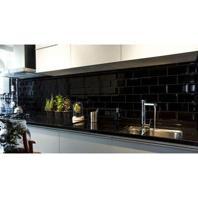 Revestimento Parede Metrô Black Bold Polido 10x20 Eliane