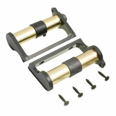 Puxador União Mundial Zamack com Porta Cadeado Latão Oxidado Puxador União Mundial Zamack com Porta Cadeado Latão Oxidado