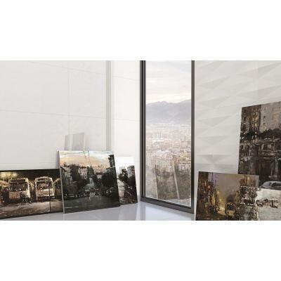 Revestimento de Parede Glacial Snow Bold Brilhante Classe A 33x60cm Incepa