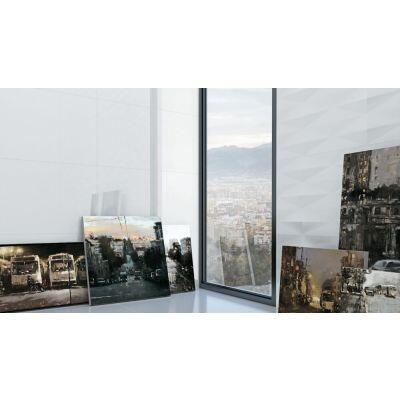 Revestimento Parede Glacial Snow 33x60 Acetinado Bold Branco Incepa