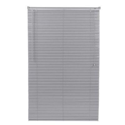 Persiana Horizontal PVC Block 25mm 1,40L X 1,60A Cinza