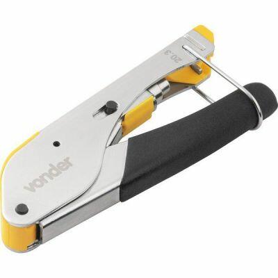 Alicate Crimpador para Cabo Coaxial Emborrachado Vonder