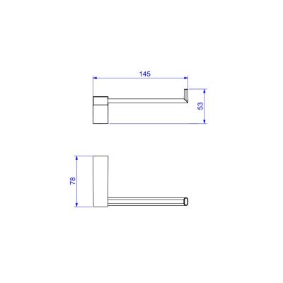Papeleira Liv Cromado Deca