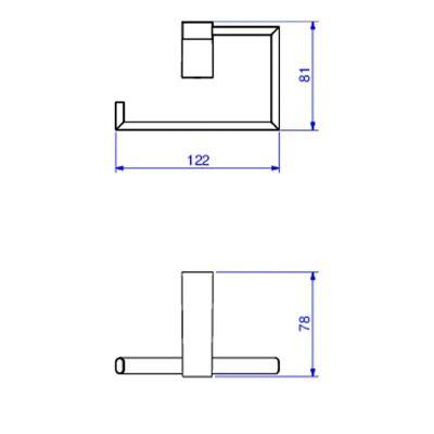 Porta Toalha Argola Liv Cromado Deca