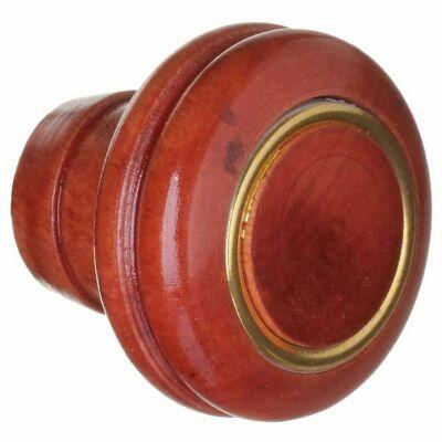 Puxador Zamar Mogno 37mm com Anel Puxador Zamar Mogno 37mm com Anel