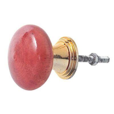Puxador Zamar Mogno 37mm Puxador Zamar Mogno 37mm