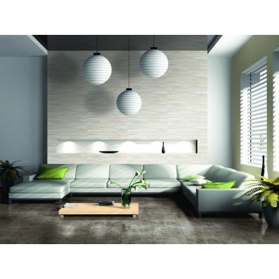 Piso Cerâmico Fileto Stone White Bold Acetinado 31x59 Ilhabella