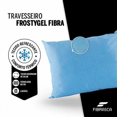 Travesseiro FrostyGel 50x70cm Fibrasca Travesseiro FrostyGel 50x70cm Fibrasca