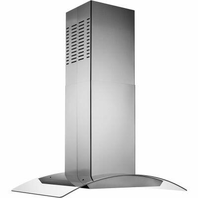 Coifa de Ilha Gourmet Vidro Curvo 90cm Inox Cadence