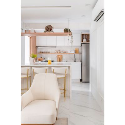 Porcelanato Mont Blanc Retificado Acetinado 90x90 Classe C Eliane