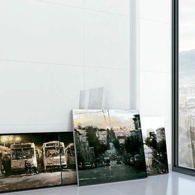 Revestimento Parede Glacial Off White Retificado Acetinado 32x59 Incepa