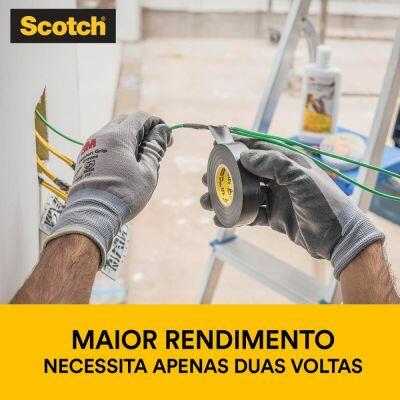 Fita Isolante 3M Scotch 19mmx10m Preta Fita Isolante 3M Scotch 19mmx10m Preta