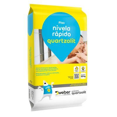 Argamassa Autonivelante 20kg Cinza Quartzolit