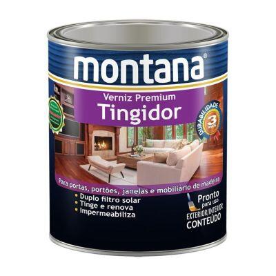 Verniz Tingidor Premium 900ml Mogno Brilhante Montana