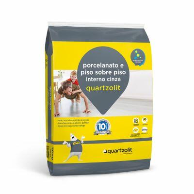 Argamassa Porcelanato e Piso Sobre Piso Interno 20kg Quartzolit