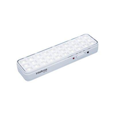 Luminária de Emergência Intelbras LDE30L 30 LEDs Branca Bivolt Luminária de Emergência Intelbras LDE30L 30 LEDs Branca Bivolt