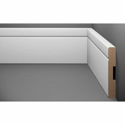 Rodapé MDF Estilo Branco Max 9452 10x240 Eucafloor