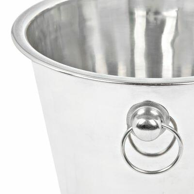 Balde para Bebidas com Argola 4,8L Inox Casa&Ideia