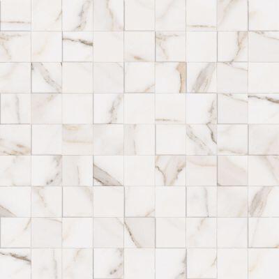 Porcelanato Simetria Marble White Retificado Relevo 58,4x58,4 Portinari