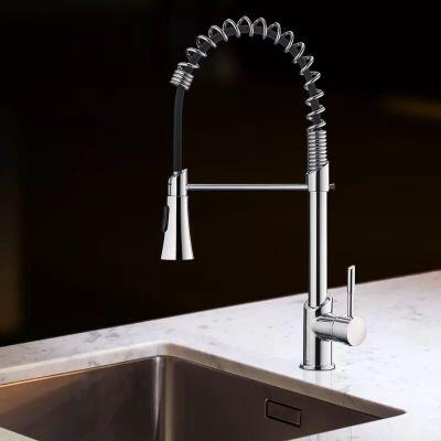 Misturador de Mesa para Cozinha Especial com Ducha Cromado 1/2" Lorenzetti