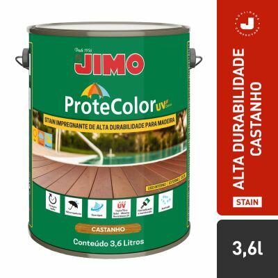 JIMO Protecolor UV Acabamento de Alta Durabilidade Progete e Embeleza Resistente ao Sol Chuva e Maresia Castanho Galão 3,6 Litros