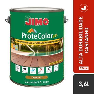 JIMO Protecolor UV Acabamento de Alta Durabilidade Progete e Embeleza Resistente ao Sol Chuva e Maresia Castanho Galão 3,6 Litros
