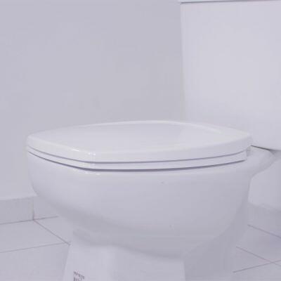 Assento Sanitário Termofixo Thema com Queda Amortecida Branco Tupan