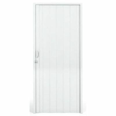 Porta Sanfonada PVC 2,10M X 60CM Branca Pro Forma