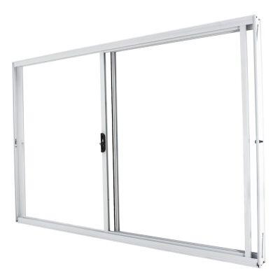 Janela de Correr Alumínio 2 Folhas 100x120cm Branca CRV