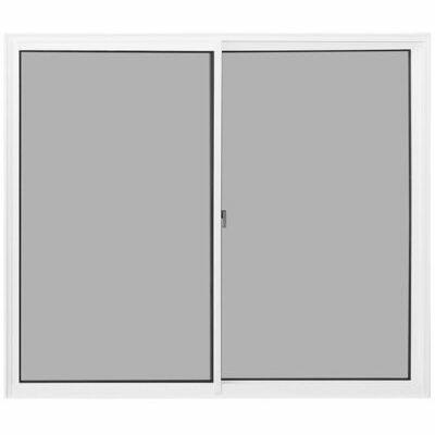 Janela de Correr Alumínio 2 Folhas 100x120cm Branca CRV
