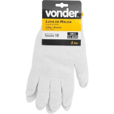 Luva Vonder Malha 3 Fios Pigmentada Luva Vonder Malha 3 Fios Pigmentada