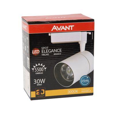 Spot LED 30W Luz Amarela Avant