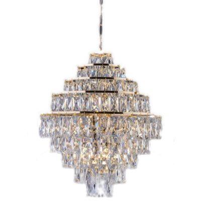 Lustre Startec Florença Belle 45cm 9 Lâmpadas G9 Dourado