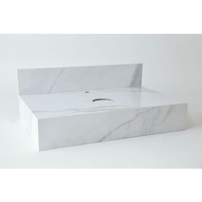 Bancada para Banheiro Istambul 50x80 Marmorizado Málaga