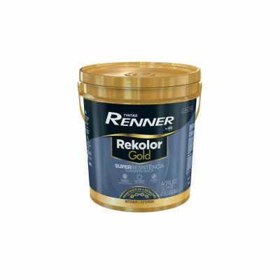 Tinta Rekolor Gold Superresistência Premium 16L Semibrilho Branco Renner