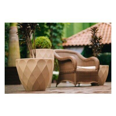 Vaso Safira Redondo 35x42,5cm Areia Nutriplan
