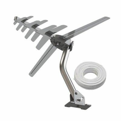 Antena Externa TV UHF-VHF Kit SHD8100 Brasforma
