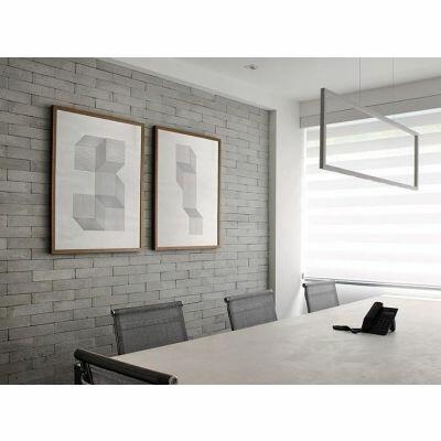 Revestimento Passeio Center Brique Lisser Grafito 26x6 Cinza Revestimento Passeio Center Brique Lisser Grafito 26x6 Cinza