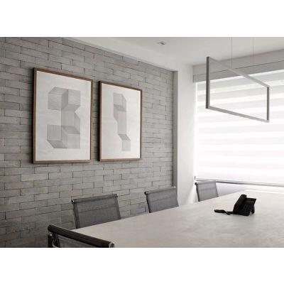 Revestimento Passeio Center Brique Lisser Grafito 26x6 Cinza