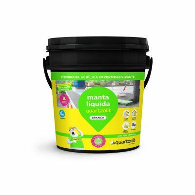 Impermeabilizante Manta Líquida 18kg Branco Quartzolit