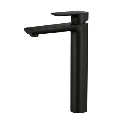 Torneira Misturador Monocomando para Banheiro de Mesa Bica Alta 1/2" Metal Arion Black Addra