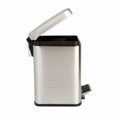 Lixeira Inox Jaspe com Pedal 5L Casa&Ideia