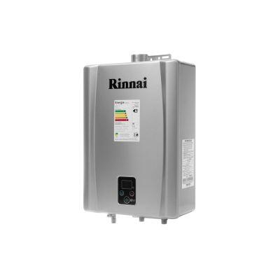 Aquecedor de Água a Gás GN Rinnai Digital 21L/min Prata E21