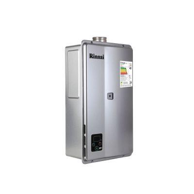 Aquecedor de Água a Gás GN Rinnai Digital 32,5L/min Prata E33