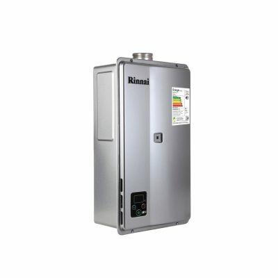Aquecedor de Água a Gás GN Rinnai Digital 32,5L/min Prata E33
