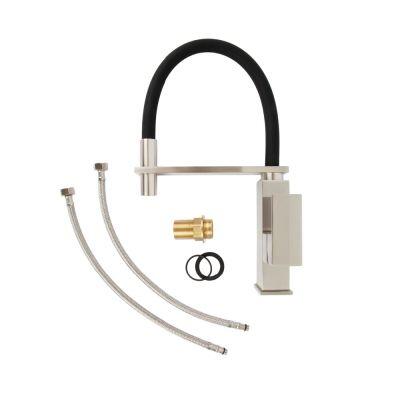 Torneira Misturador Monocomando para Cozinha de Mesa Bica Alta 1/2'' Color Flex Quad Addra