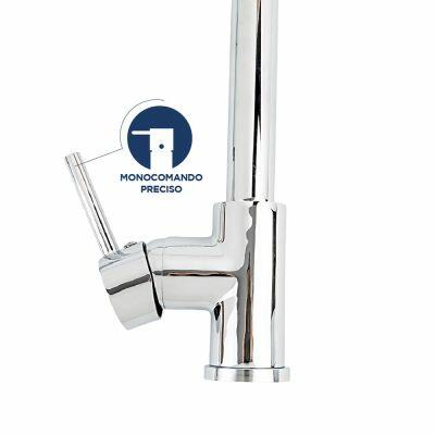 Torneira Misturador Monocomando para Cozinha de Mesa Bica Alta 1/2" Salseiro Addra